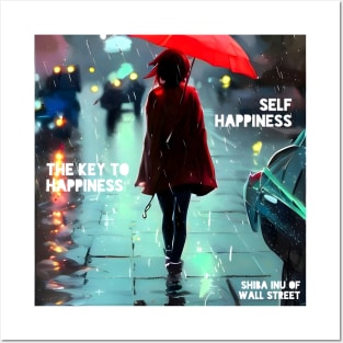 Self Happiness is the Key to Happiness Posters and Art